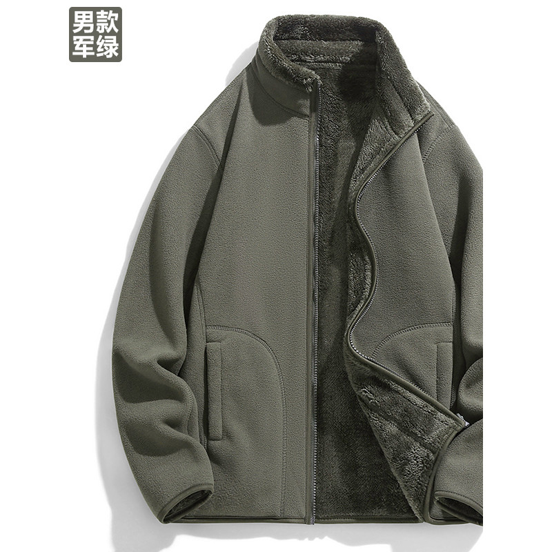 Áo khoác lông cừu nam nữ Winter Plus Velvet Warm Coat