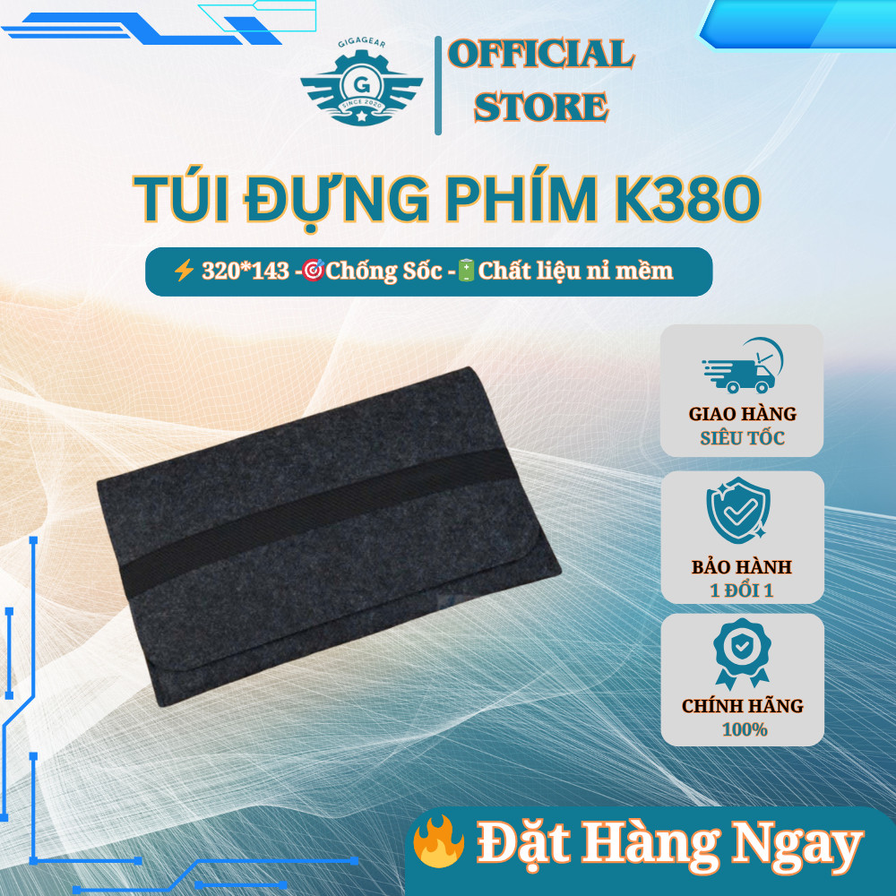 Túi Đựng Bàn Phím Logitech K380 | Logitech K580 – Bao Da Bàn Phím Bằng Nỉ Chống Bụi, Chống Sốc, Chốn