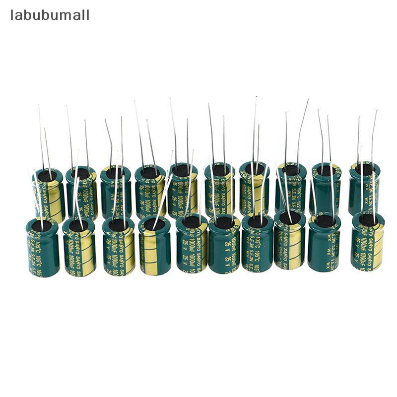 20 chiếc Tụ điện 10mmx16mm 25V1000UF Mới