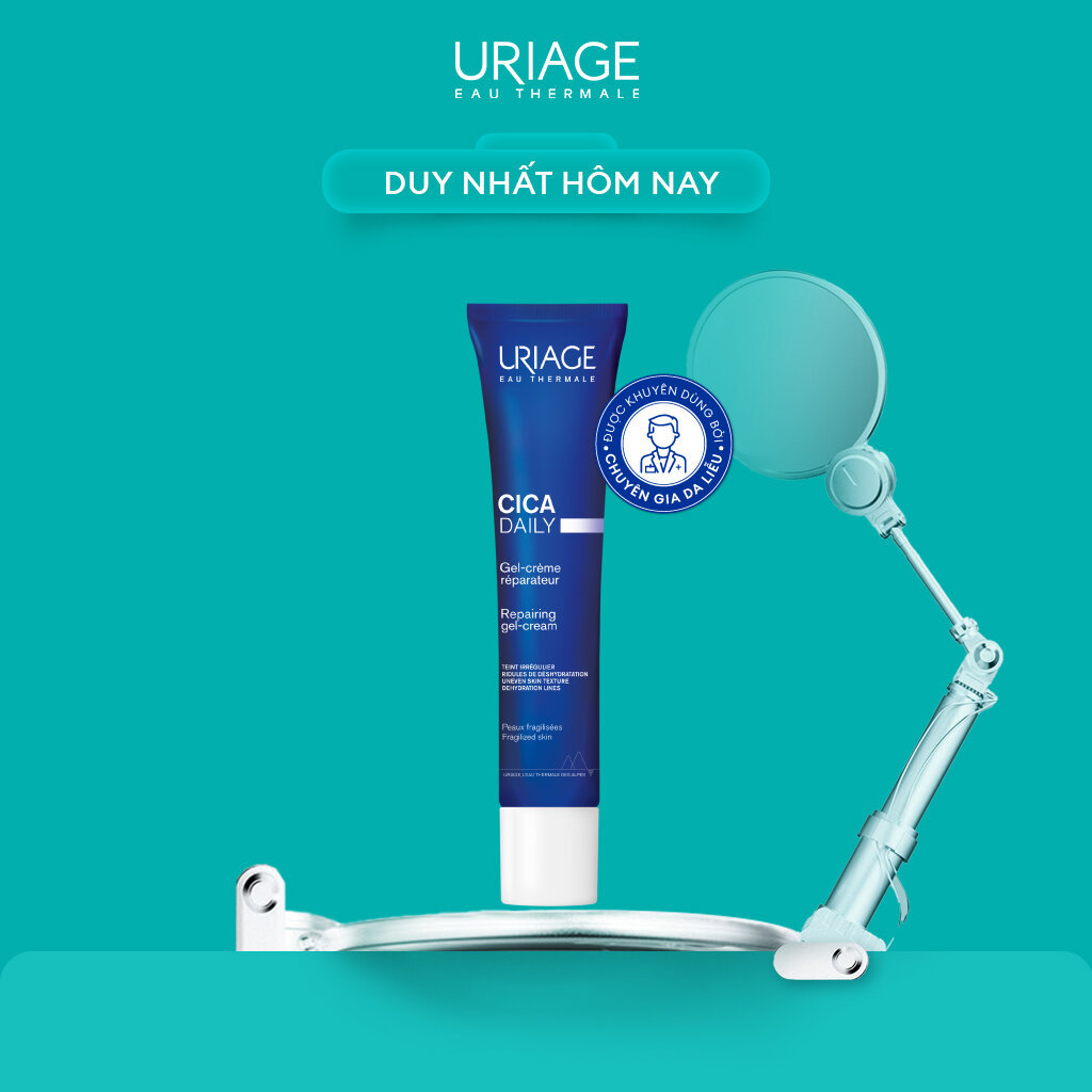 Kem làm dịu và phục hồi da tổn thương hằng ngày URIAGE CICA DAILY GEL-CREAM 40ml