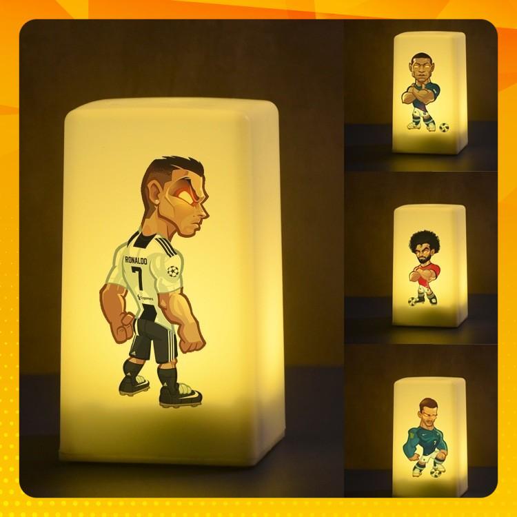 Đèn Ngủ Ngôi Sao Bóng Đá Messi, Ronaldo, Mô Hình Cầu Thủ Chibi Siêu Cute, Đèn Decor Bóng Đá