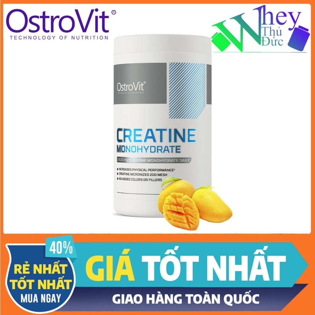 OstroVit Creatine Monohydrate – Bột Creatine Tinh Khiết Cho Gymer