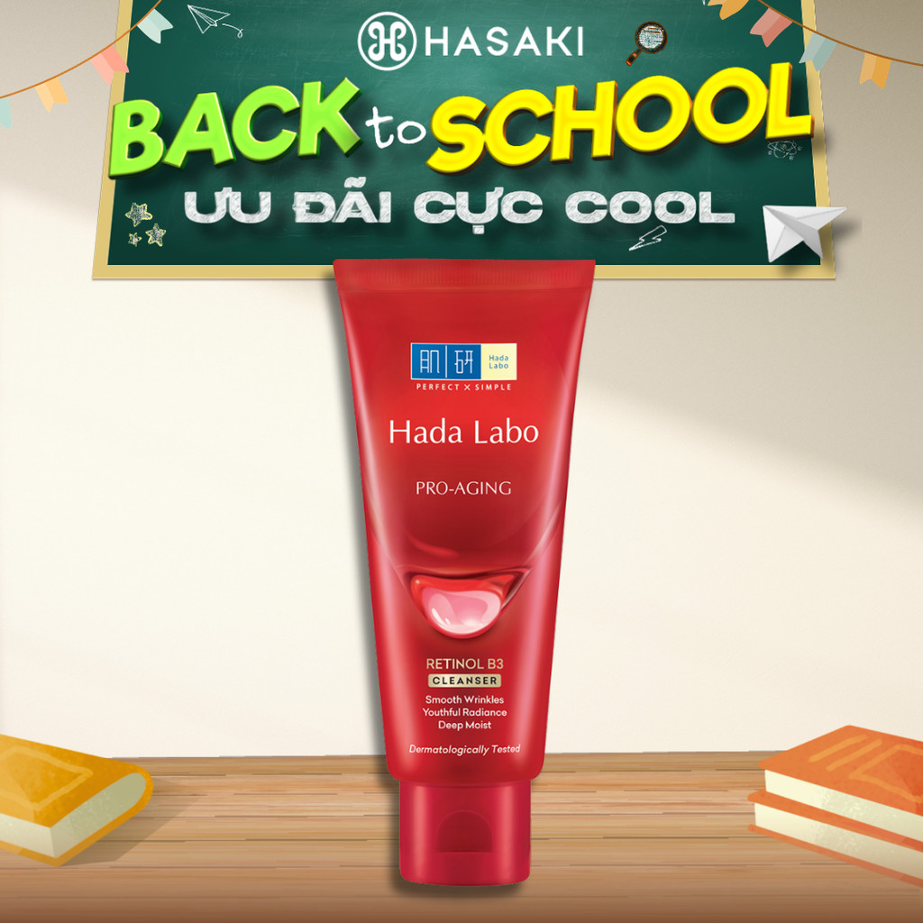 [DAILY] Sữa Rửa Mặt Dưỡng Da Chống Lão Hóa Hada Labo Pro Anti Aging Cleanser 80g Hasaki Sản Phẩm Chính Hãng