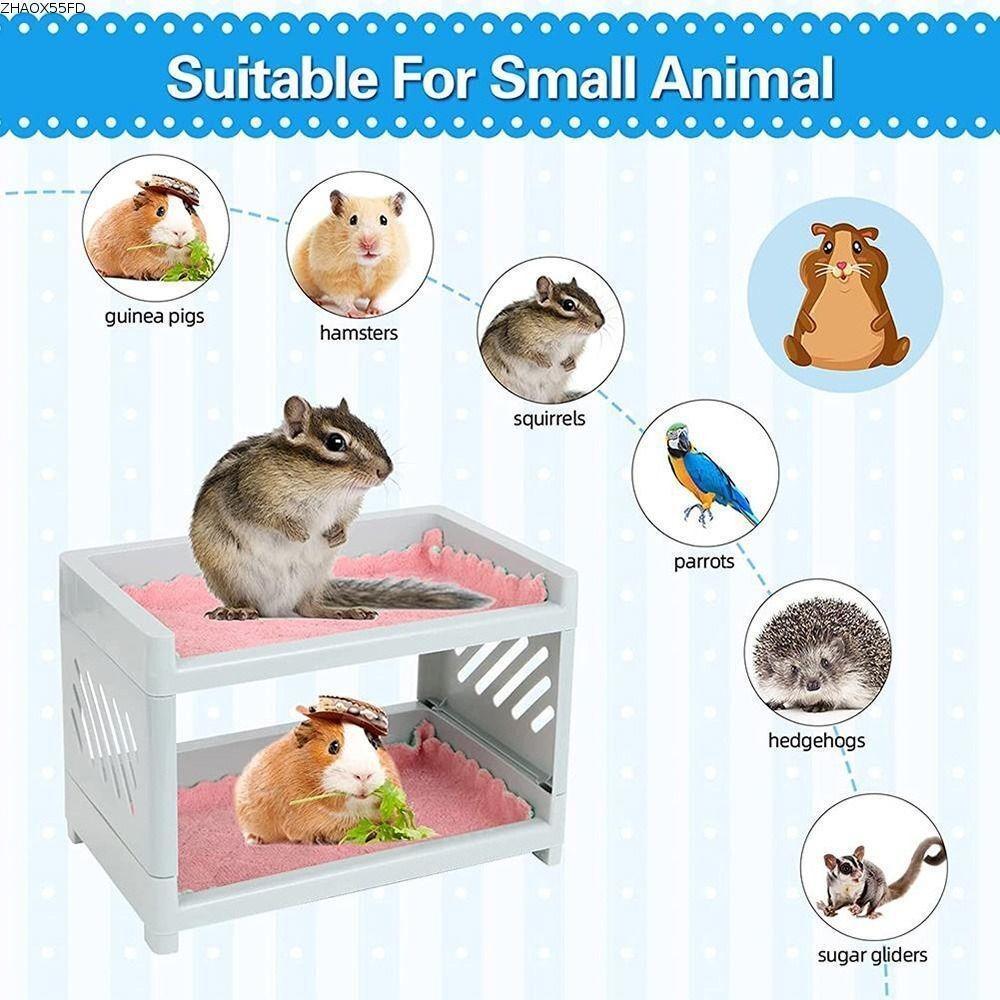 ZHAOX55OI Pet Bunk Bed Hideout Corner Pet Supplies Dễ dàng lắp đặt