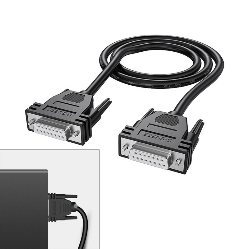 Niki Performances DB15 Cable 1 5 Mét Hai Hàng Tiếp Xúc Vỏ PVC Linh Hoạt