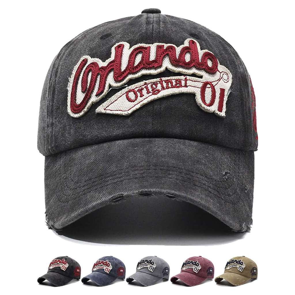 1 Chiếc MŨ BÓNG CHÀY CÓ MŨ ORLANDO 01, UNISEX, MŨ ORLANDO THÊU BÊN NGOÀI 1876, MŨ CHỐNG NẮNG THƯỜNG 