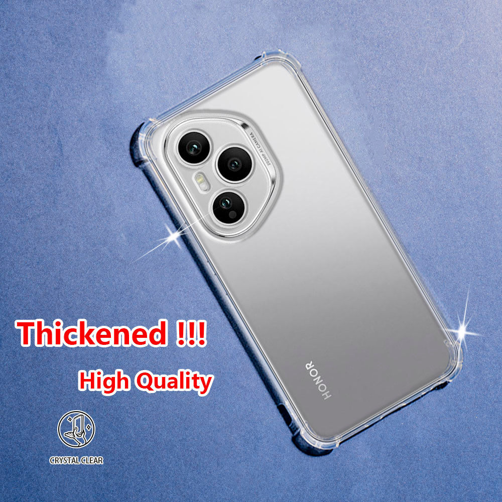 Dành cho Huawei Honor 400 Pro DNP-NX9 DNY-NX9 Crystal Clear Jelly Case AirGuard Corner Soft TPU Vỏ đ