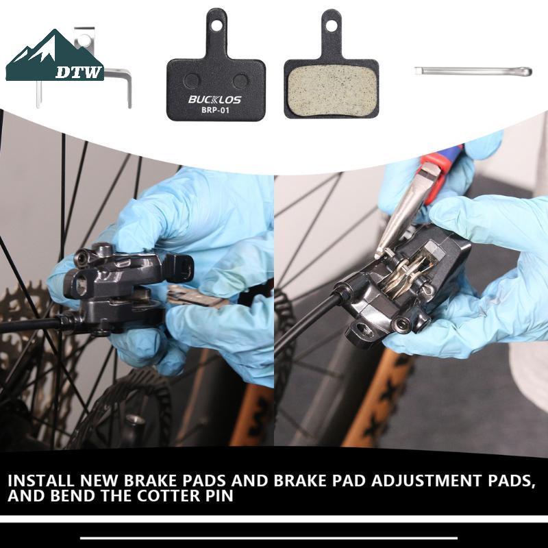 DTW Xe Đạp Má Phanh B01S MT200 Xe Đạp Đường Bộ Má Phanh Đĩa Nhựa Nhẹ Cho B01S B03S B05S Xe Đạp Phần 