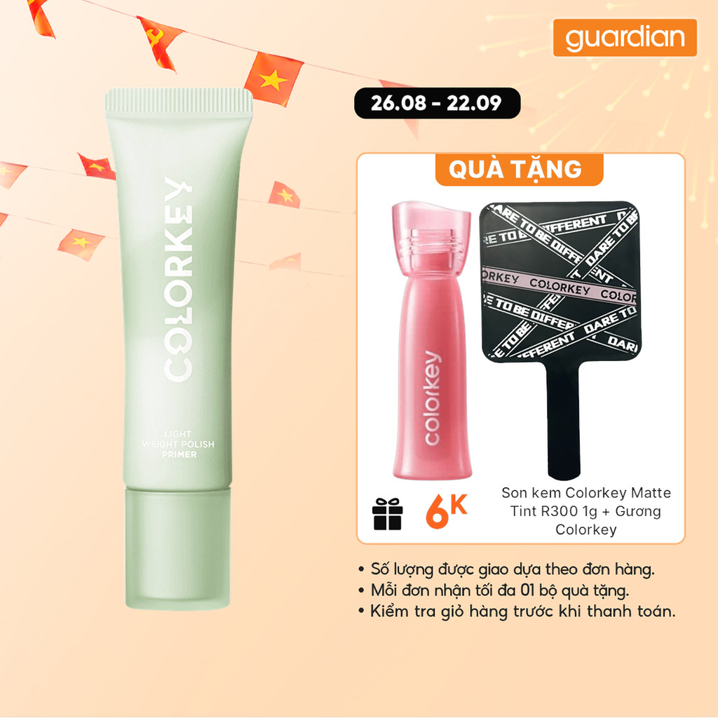 Kem Lót Colorkey Hỗ Trợ Nâng Tone Và Hiệu Chỉnh Màu Da 30g