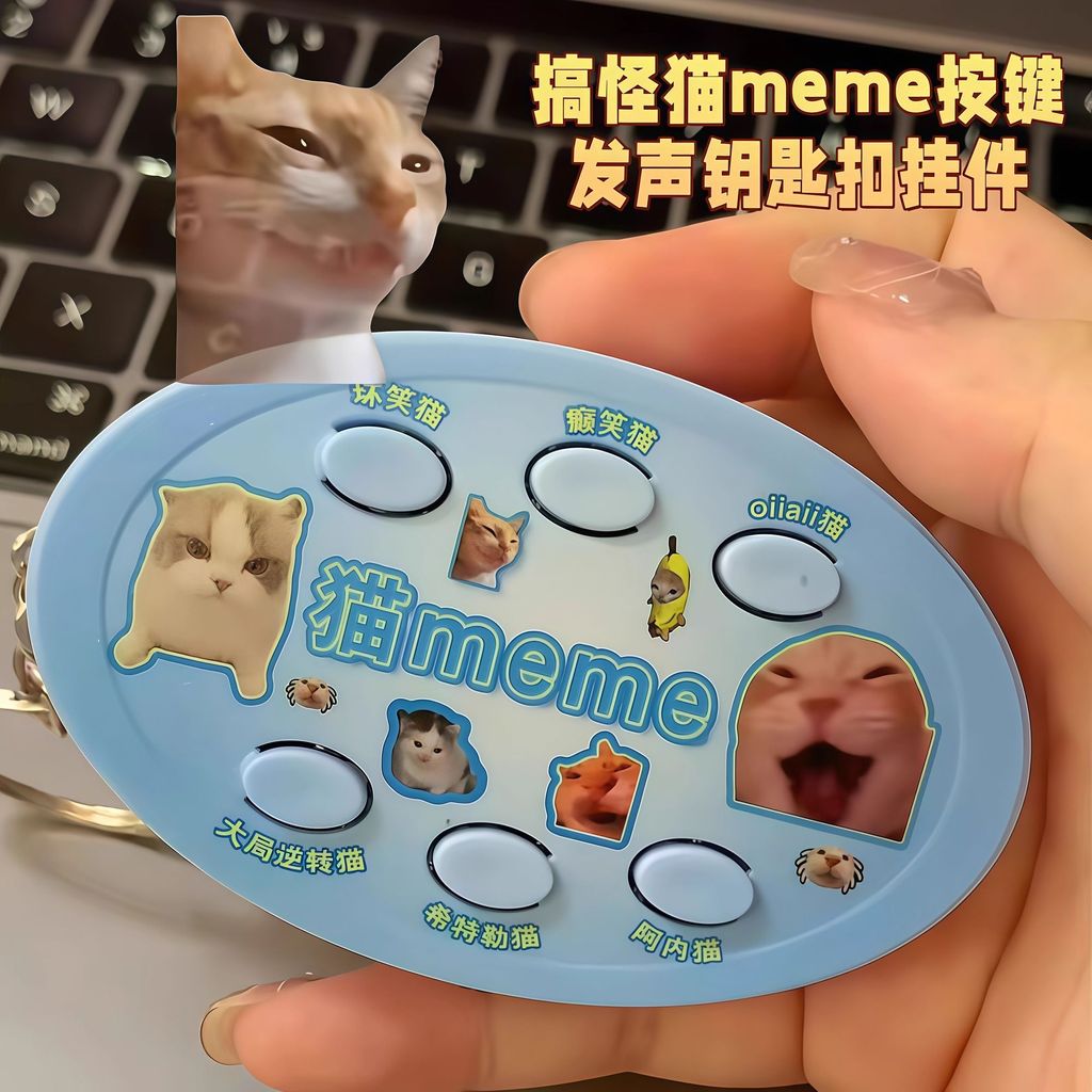 Đồ chơi giọng nói Cat Meme Trừu tượng Hakimi65Uheg