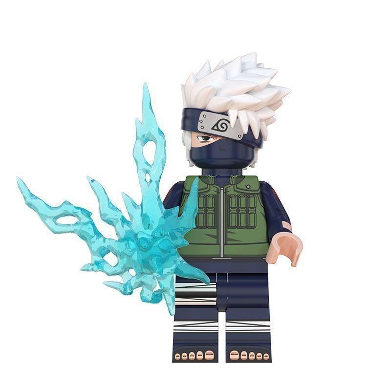 Tương thích với LEGO Shippuden Akatsuki Naruto, Obito, Sasuke Madara khối xây dựng đồ chơi minifigur