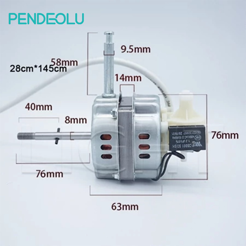 PENDEOLU Đầu Quạt Không Chổi Than 220v, Động Cơ Quạt Điện Động Cơ Quạt 16 Inch Út Kéo Trục Động Cơ C