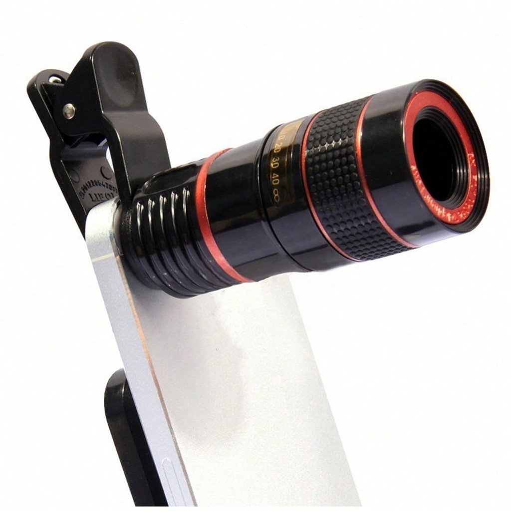 Ống Kính Telephoto 8X cho Điện Thoại - Độ Phóng Đại Cao, Perfect Cho Quay Video Chim Săn Bắn, Cắm Tr