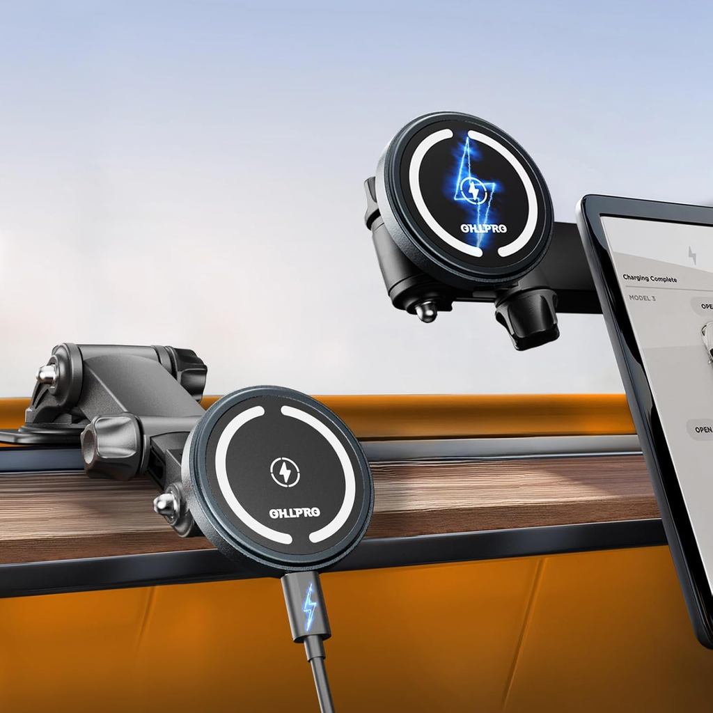 OHLPRO cho MagSafe Car Charger Mount cho iPhone 17 16 15 14 13 Pro Max, Giá đỡ điện thoại sạc nhanh 