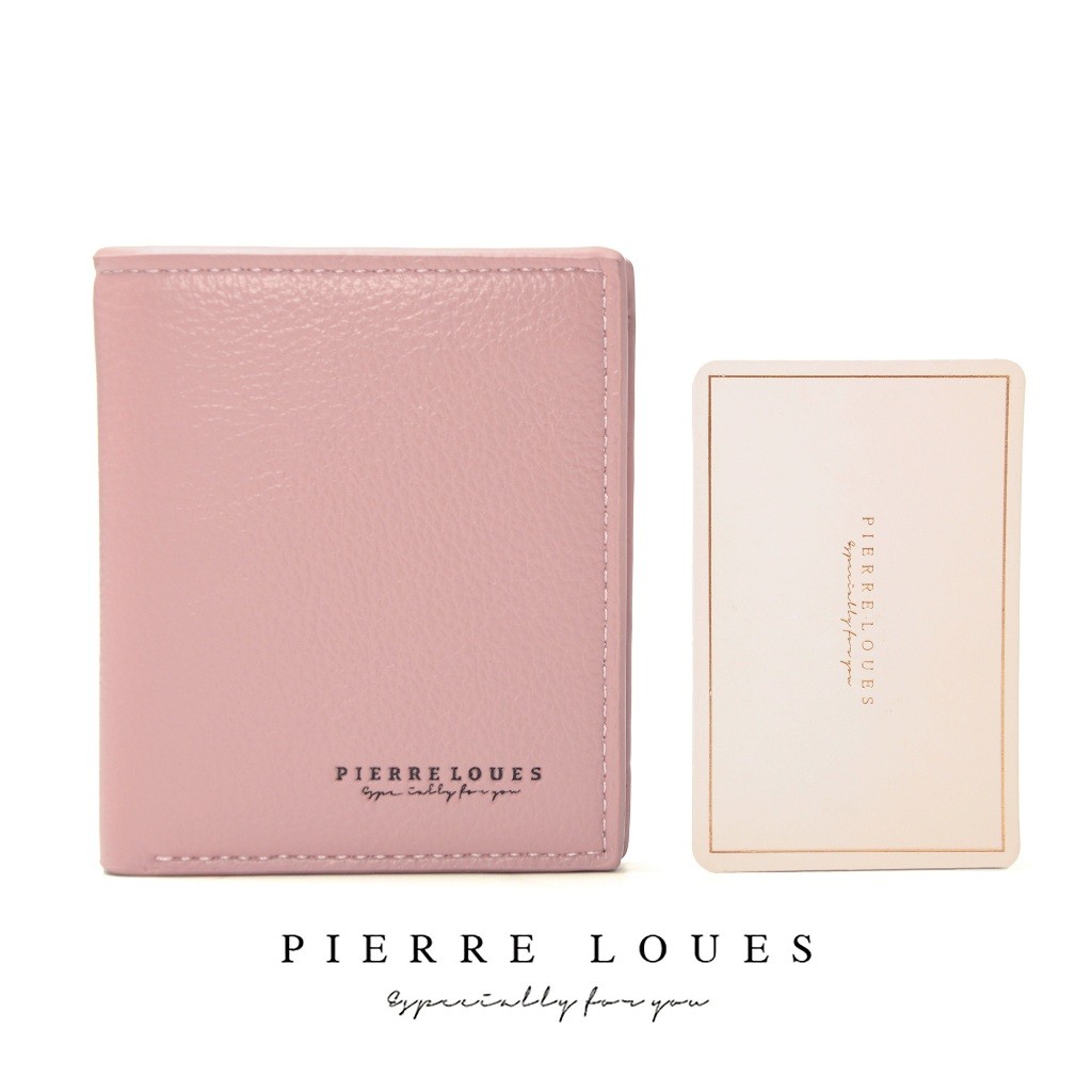 PIERRE LOUES Ví Yarina Ví gấp nhỏ dành cho nữ được làm bằng da cao cấp BAEOS
