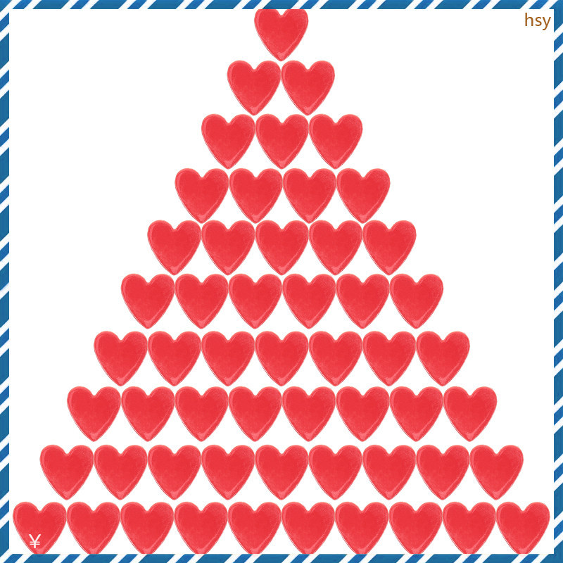 Gạch hình trái tim thủ công cho đồ thủ công Khảm gốm sứ và sứ vỡ Mini huyisheng