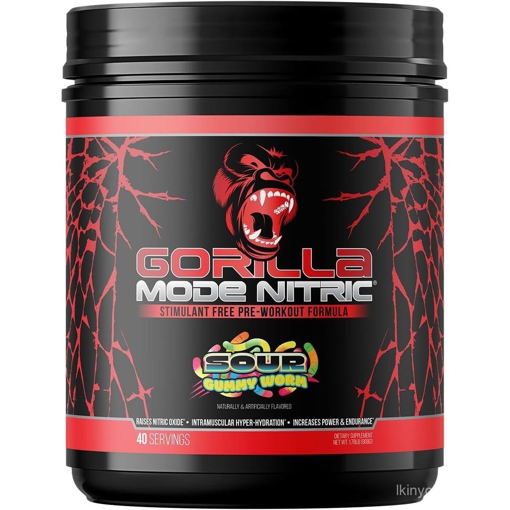 Gorilla Mode Nitric nâng cấp không chất kích thích – Pre-Workout ngon nhất, hiệu quả nhất, bơm mạnh/