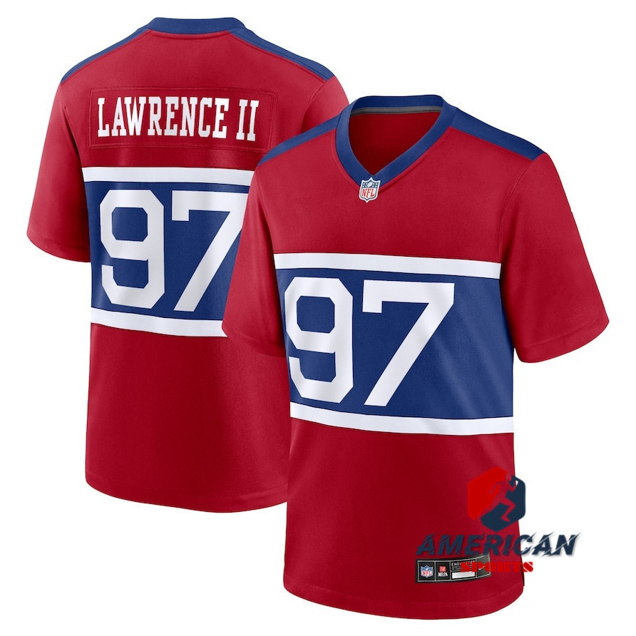 Dexter Lawrence II Phiên bản giới hạn Red New York Giants NFL American Football Player Jersey dành c