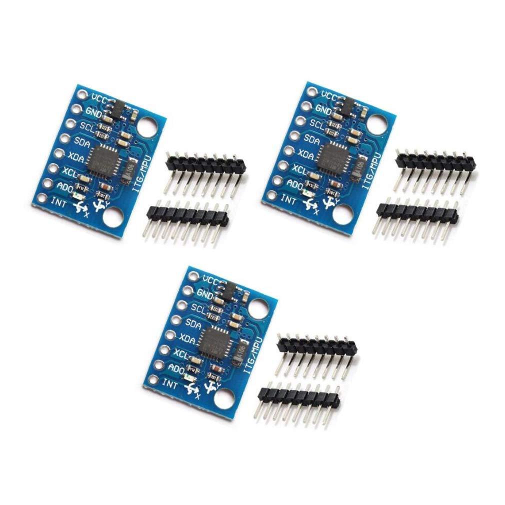 HiLetgo 3 chiếc GY-521 MPU-6050 MPU6050 Mô-đun con quay hồi chuyển gia tốc 3 trục 6 trục DOF Mô-đun 