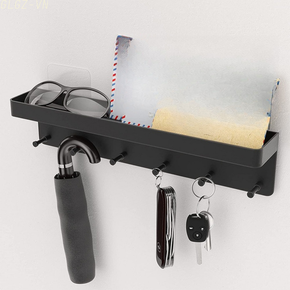 No Drill Key Holder Strong Self-adhesive Pads Rust Resistance Umbrella Holder