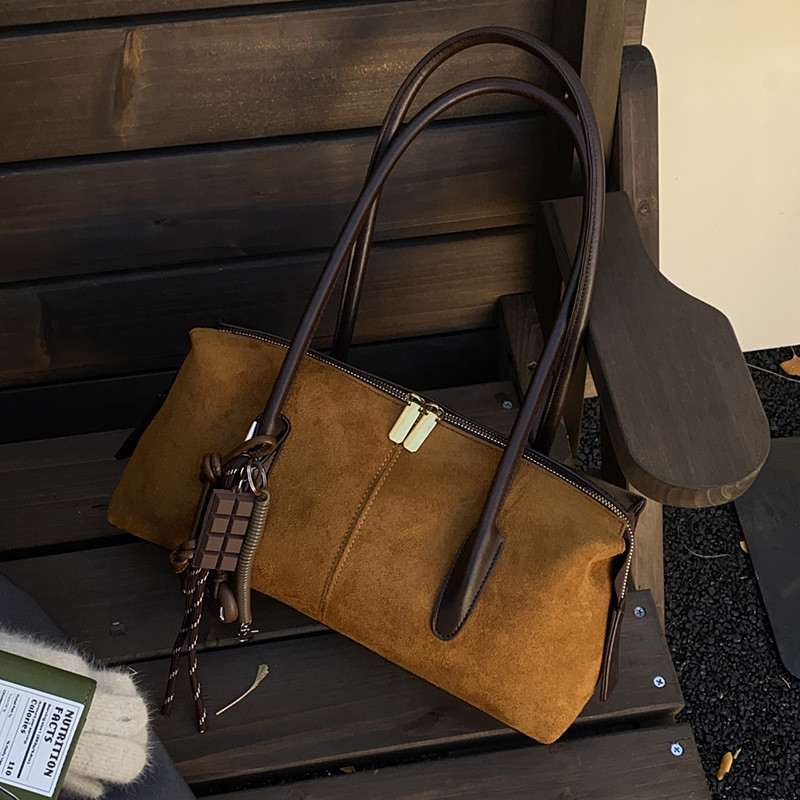 New women's handbag Boston bag, fashionable women's underarm bag, commuter women's shoulder bag