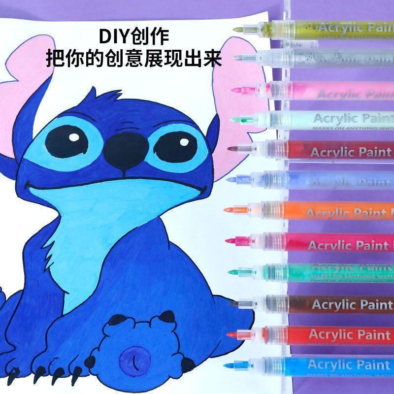 The pen is dry after use tq Oil-based instant acrylic for photo albums pp Graffiti photo paper, phot
