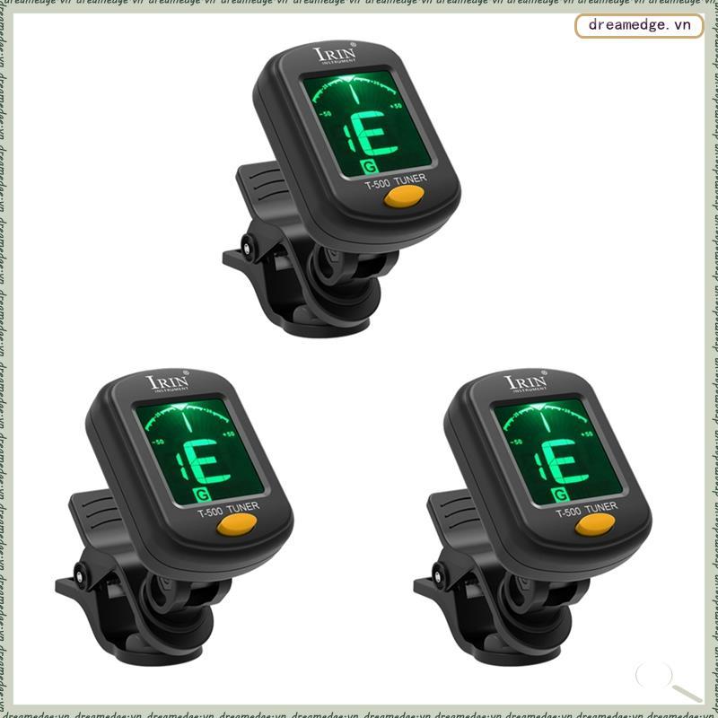 [dreamedge] T-500 Guitar Tuner Protable Guitar Tuner Clip-on Tuner Màn hình LCD cho đàn guitar Acous