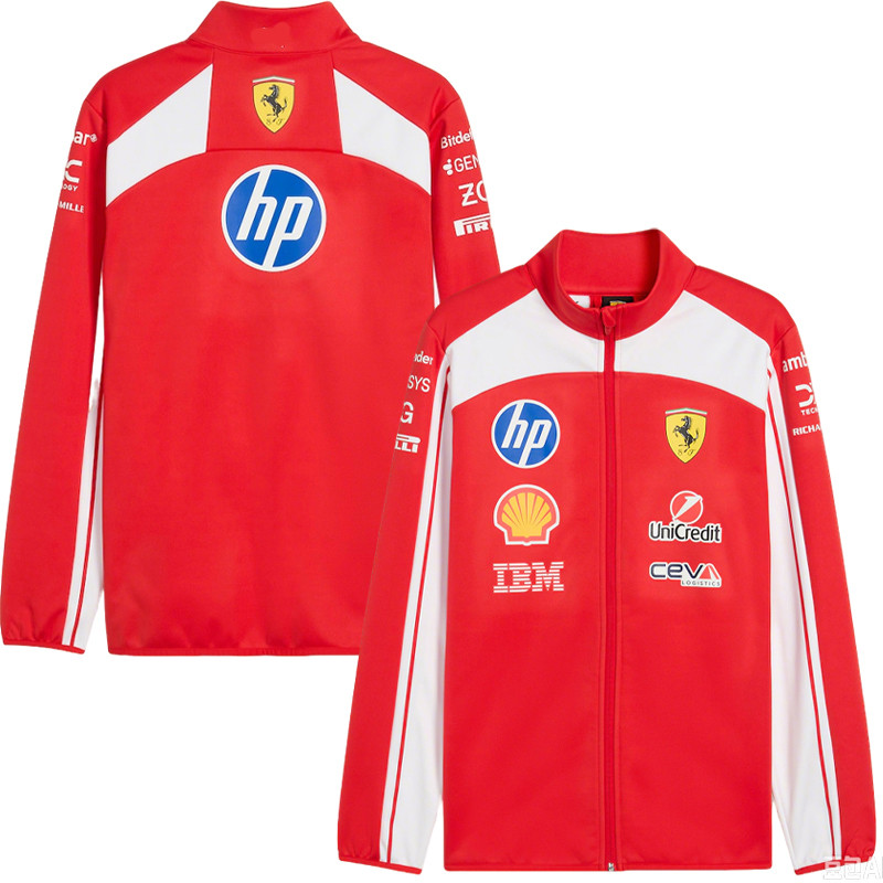2026 Mới Nhất F1 Racing Suit + F1 Ferrari Racing Team Softshell Jacket + Mùa Thu Xuân Nam Nữ Áo Khoá