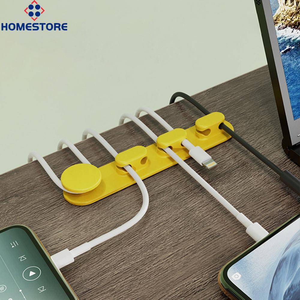 [Homestore]Cable Organizer Space-saving Cable Storage Compact Design Data Cable Holder