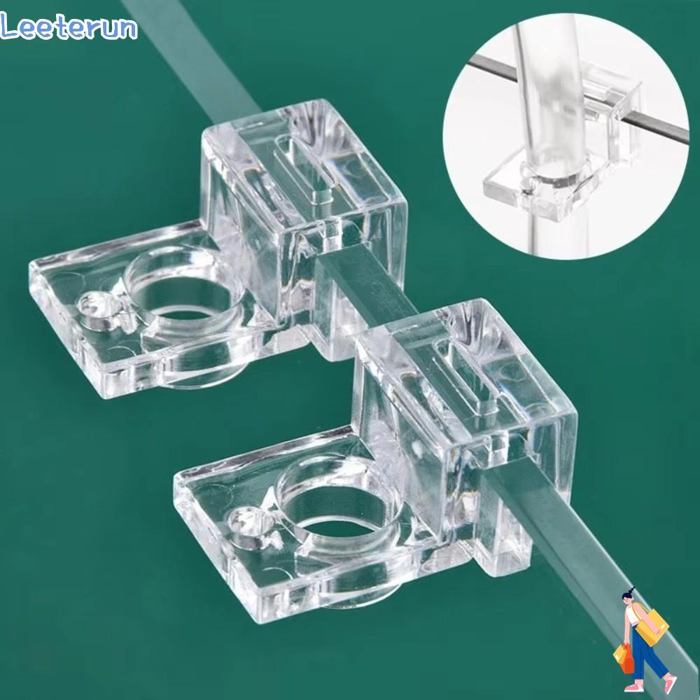 LEETERUN 1PC Giá đỡ nắp thủy tinh bể cá, Giá đỡ hỗ trợ nắp bể cá trong suốt bằng acrylic, 4,5 / 5 / 