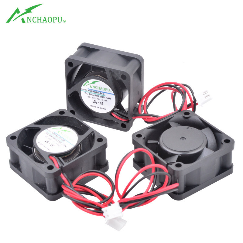 [Quạt tản nhiệt] ACP4020 4cm 4cm 5V 12V 24V Bộ định tuyến biến tần Bộ nguồn biến tần Quạt làm mát Bá