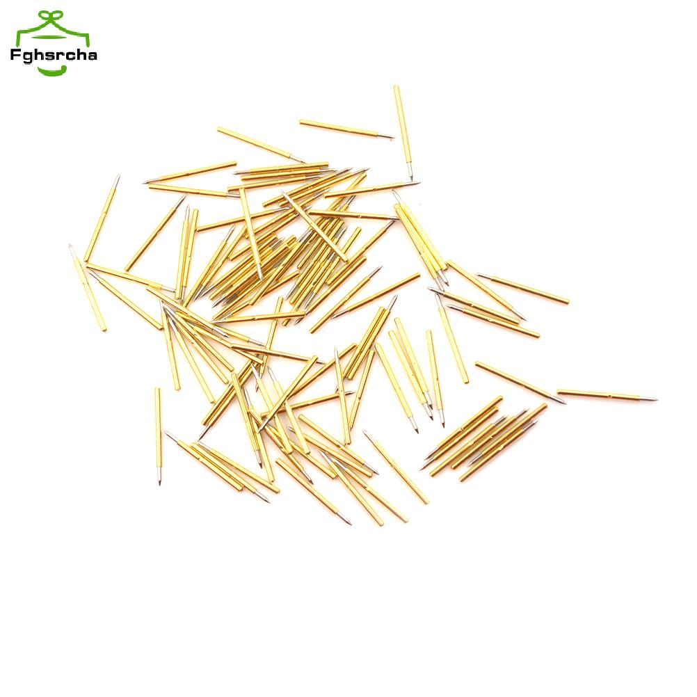100 chiếc P75-B1 Dia 1.0mm Cusp Spear Spring Loaded Test Probes Pogo Pins công cụ
