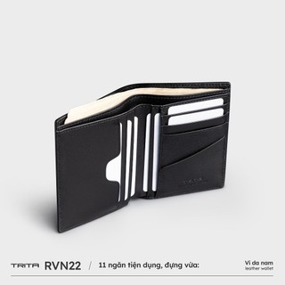 Ví nam da bò Trita (Thời trang nam dáng đứng basic - Ví da 
RVN22) Bagsmart