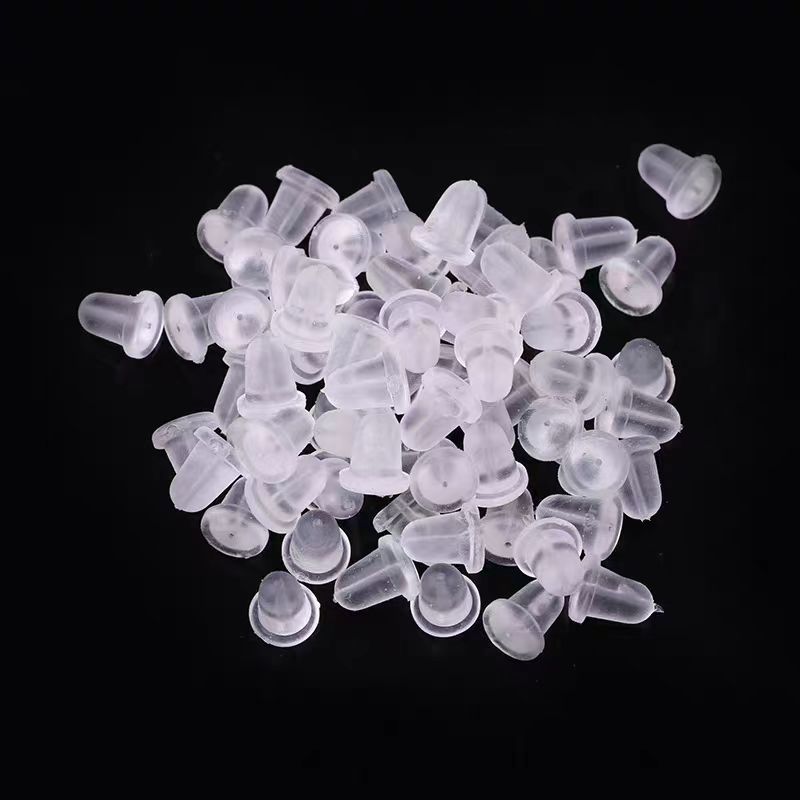 Nhiều nút taiRING Store Ear Studs Back Plug Silicone Thép Titan Từ Tai Cắm Silicon Muỗi Cuộn Dây Kha
