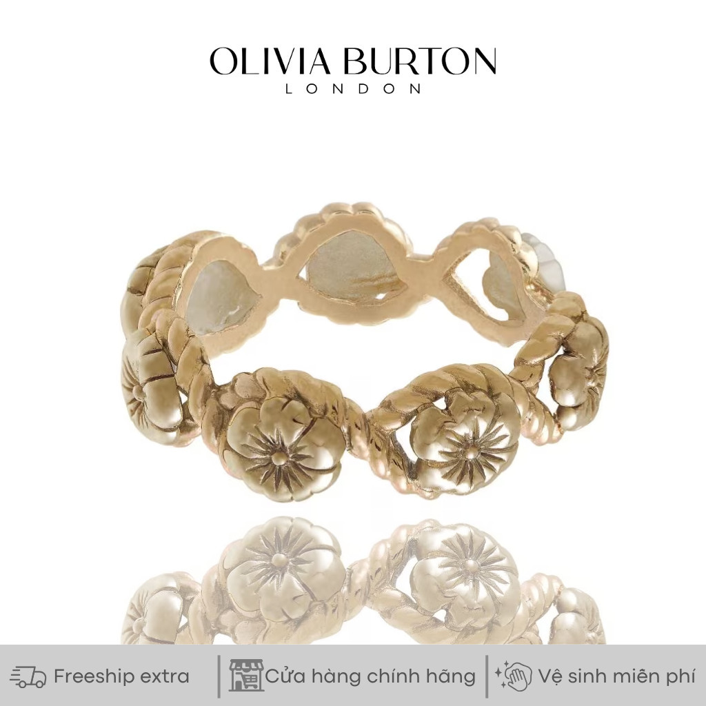 Nhẫn Olivia Burton Floral Charm màu Vàng