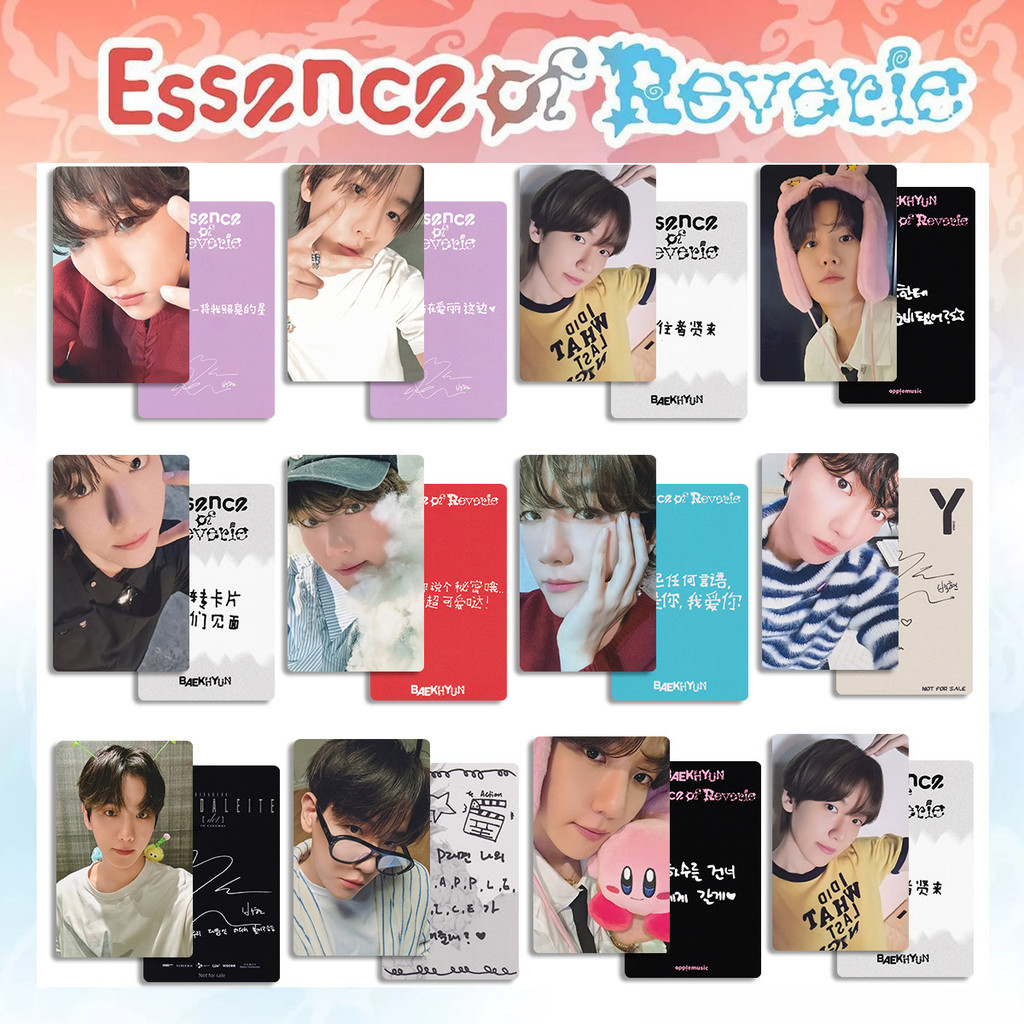 BAEKHYUN Album Mới ESENCE OF REVERIE Hàng Hóa Photocard BAEKHYUN Thẻ Thưởng Thẻ Ngẫu Nhiên