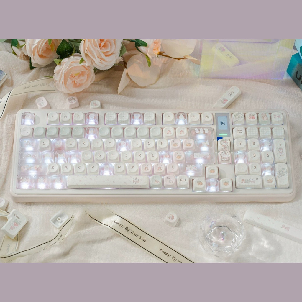 Trang trại bí ngô Keycap Cherry / MOA Profile 140 phím PBT Thuốc nhuộm năm mặt Thăng hoa Aula F75 F99 RK100 Phim hoạt hình dễ thương Keycaps Cơ vịt Con Nấm In hoa Keycap | BigBuy360 - bigbuy360.vn
