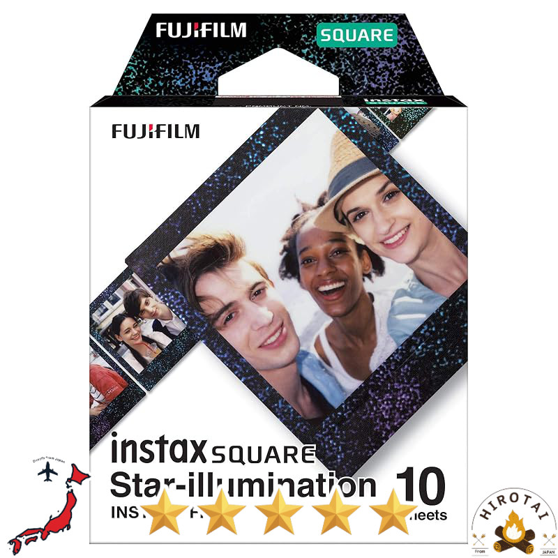 Instant square film FUJIFILM INSTAX SQUARE STAR ILLUMI WW for instant cameras and parties