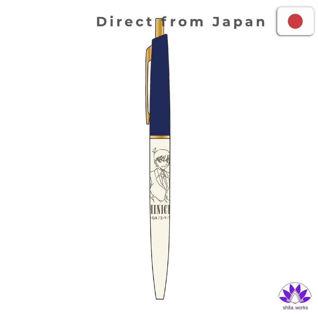 ・Direct from Japan・ Bút bi TOSHIN PACK Thám tử Conan dáng mảnh (Shinichi Kudo) CO-BP102