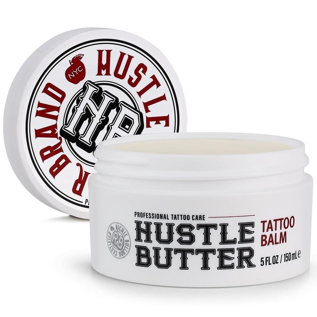 Gel dưỡng hình xăm Hustle Butter 5oz để bảo vệ da và tác dụng lâu trôi-1