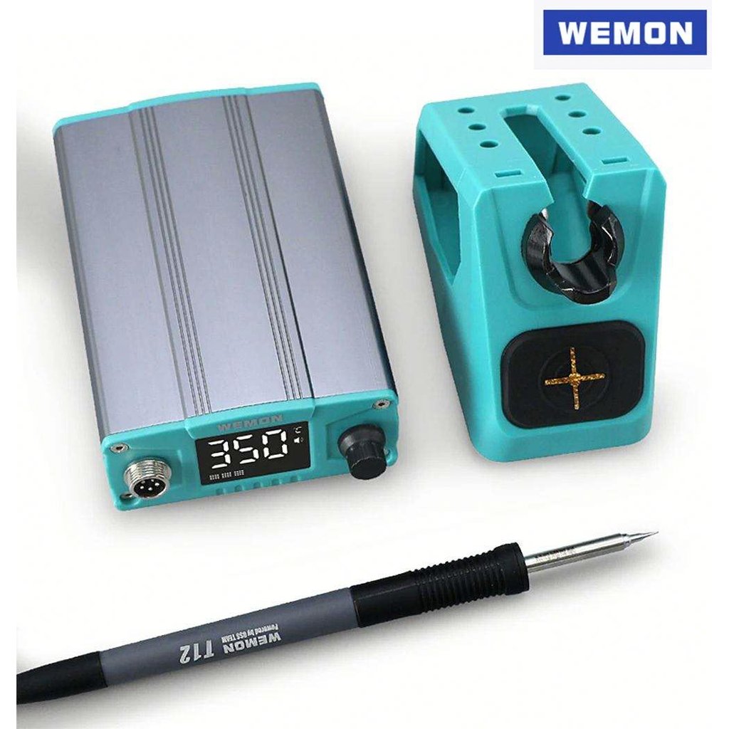Trạm hàn WEMON T12 Pro Màn hình kỹ thuật số 75W 100-480°C Điều khiển thông minh T12-BLS