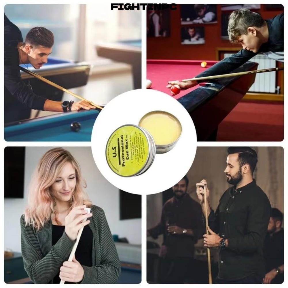 FIGHTINPC Pool Cue Shaft Wax, Công thức cụ thể bằng gỗ Sáp Cue Pool Silky, Chất tẩy rửa trục Cue Sti