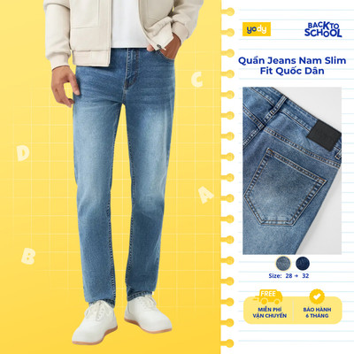 Quần Jeans Nam YODY Dáng Slim Fit Nhẹ Quốc Dân TRA - MCJE25A138