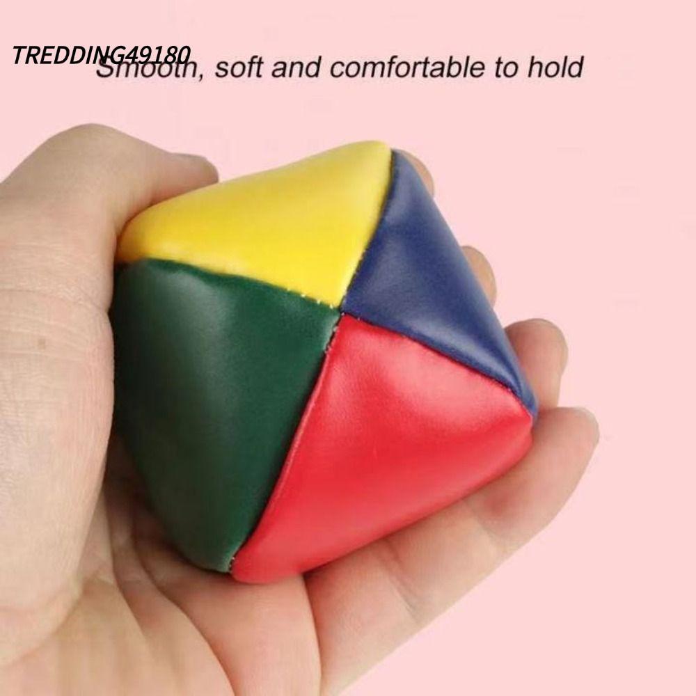 TREDDING49180 3 Quả bóng Juggling Circus Nhỏ Học cách Juggle Đồ chơi trẻ em