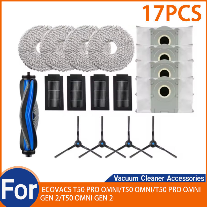 Dành cho ECOVACS T50 PRO OMNI / T50 OMNI / T50 PRO GEN 2 / T50 OMNI GEN 2 Phần Con Lăn Chính Bàn Chả