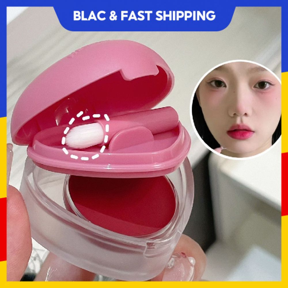 HERORANGE Brightening Blush No Flying Powder Soft Color Rendering Monochrome Blush Shenden Natural B