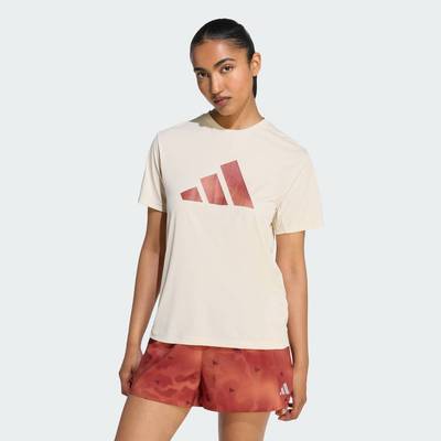 adidas Chạy Áo Thun adi365 Running Essentials Brand Love Nữ Be KA0280