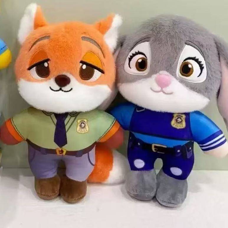 Zootopia Plush Toy Judy Rabbit Cute Fox Nick Doll fVNH