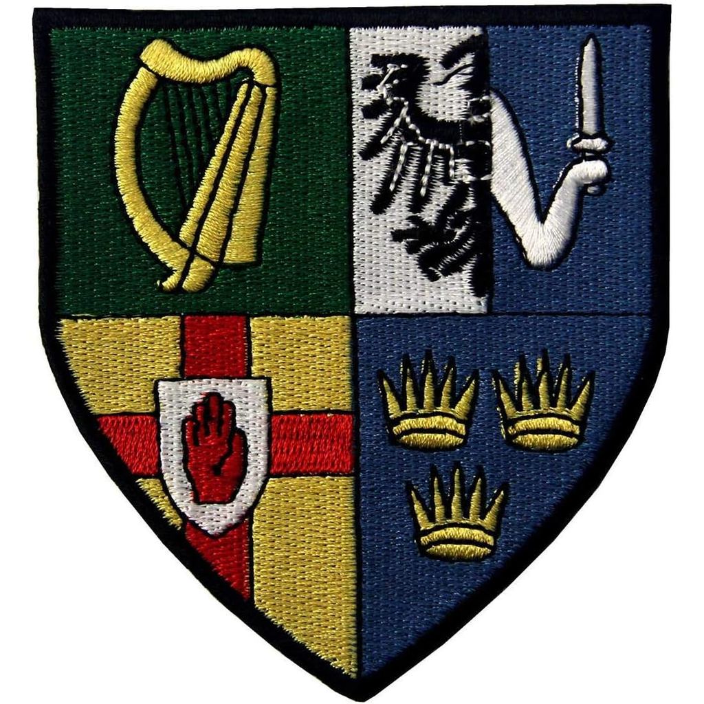 Ireland Tỉnh Lá Chắn Quốc Huy Ireland Quốc Huy Cờ Cờ Thêu Sắt Trên May Trên Miếng Dán