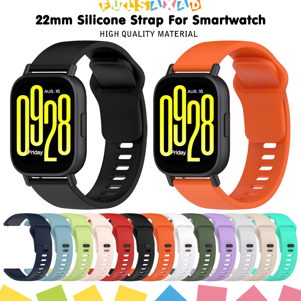 Thể Thao Dây Đeo Ban Nhạc 22mm Cho Redmi Watch 5 Active/mi Watch 5 Lite/Huawei Watch/Amazfit Fit 6 5